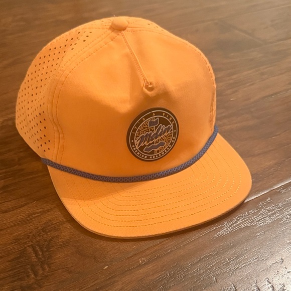 Melin Coronado Hydro Brick Snapback Hat Cap Classic Orange Neon Collection Vibe - Picture 2 of 5